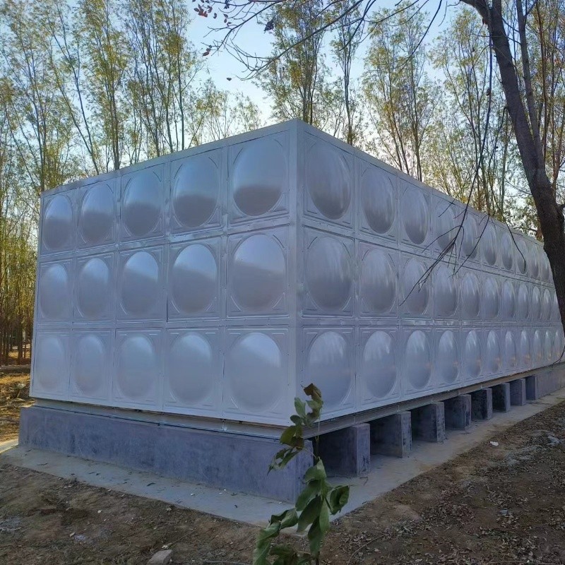 潍坊市寿光市惠民纪念馆箱泵一体镀锌保温水箱项目完成